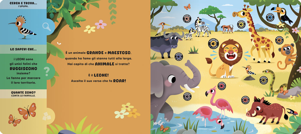 Animali. Cerca e trova, Conta, Impara