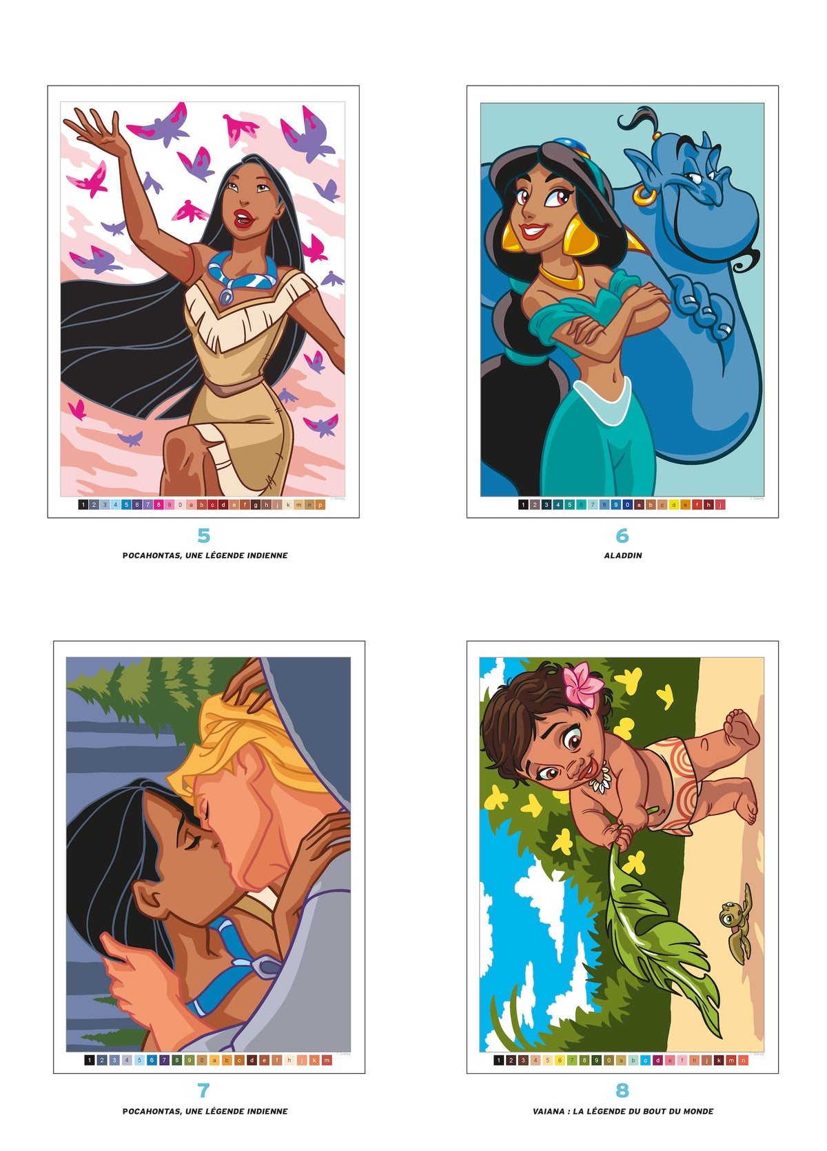 PRINCIPESSE Colori Misteriosi Disney Princess. Arteterapia Libro da colorare per adulti