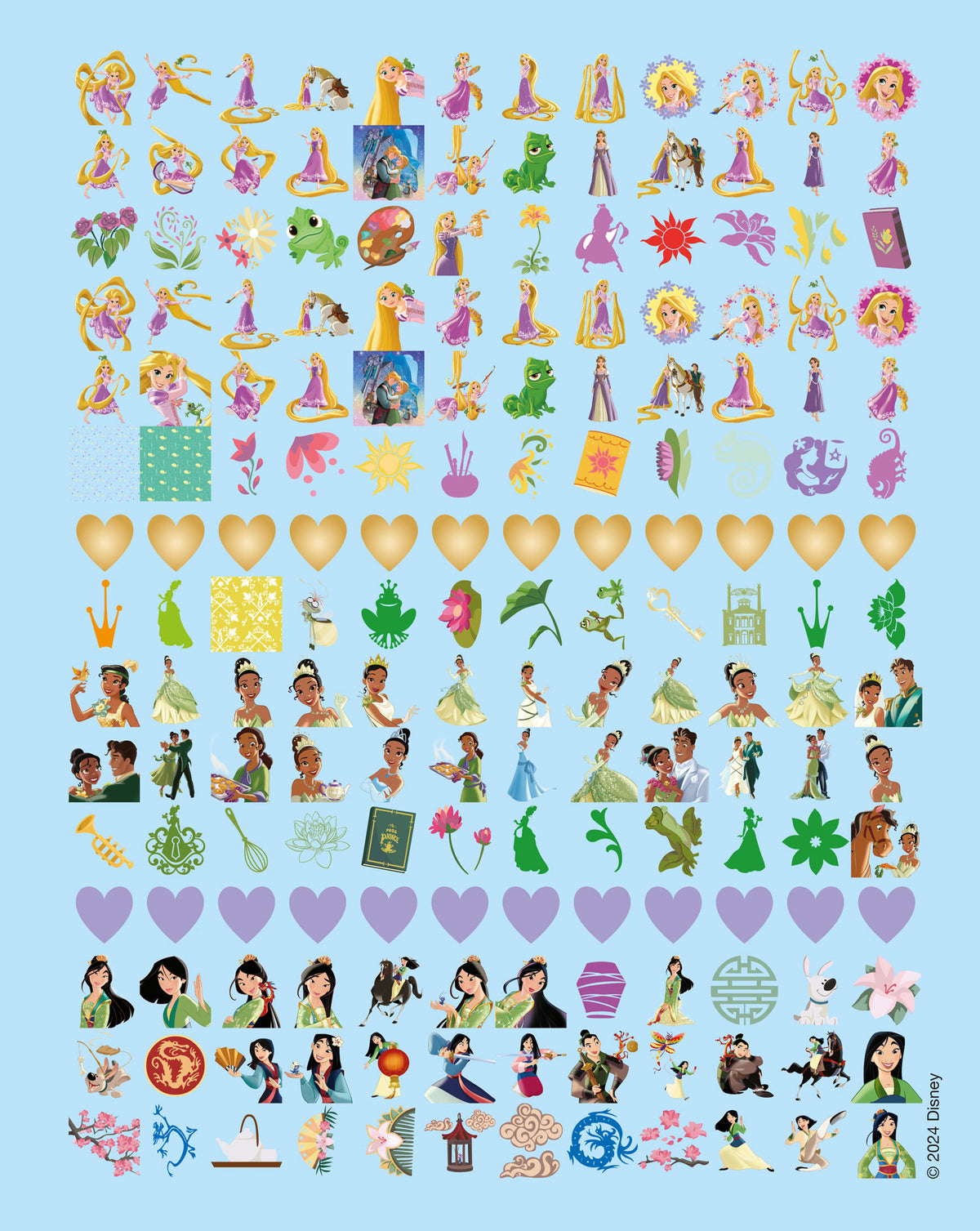 Ragazze coraggiose 1000 Sticker Disney. Tanti giochi e attività