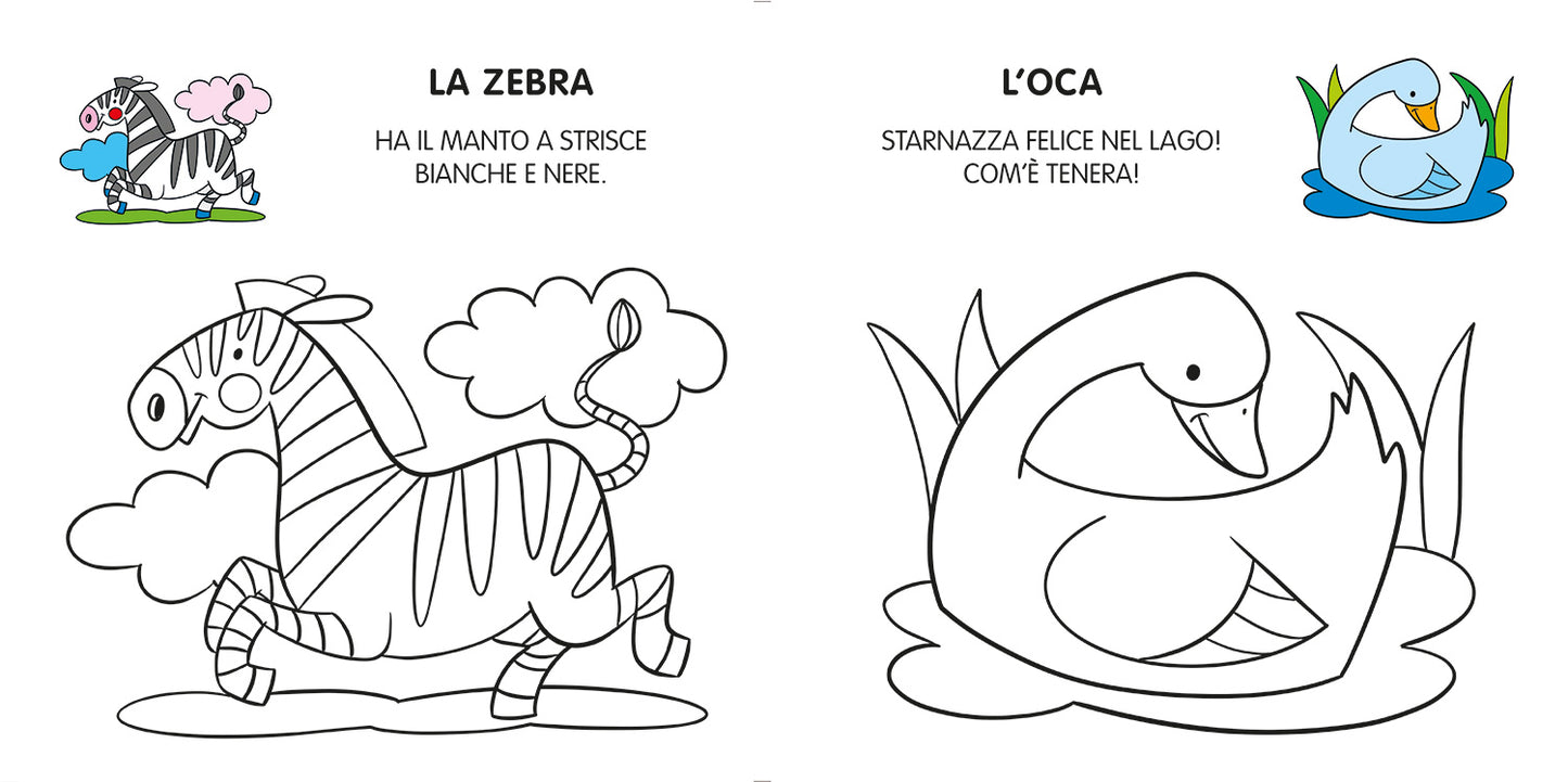 I miei primi animali da colorare
