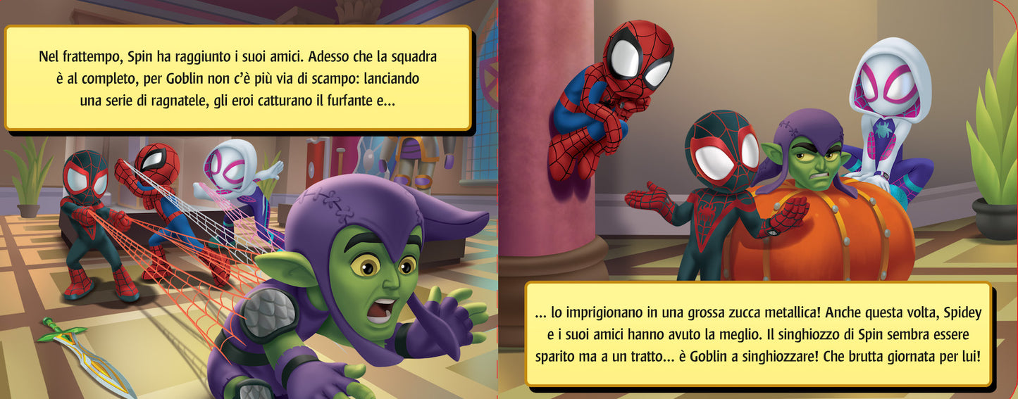 Baby Box Spidey e i suoi fantastici amici. con 4 personaggi Marvel 3d e un libro