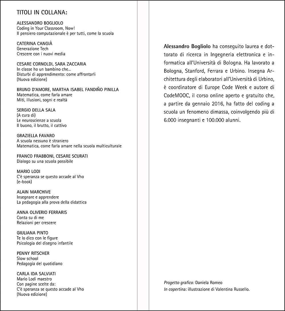 Coding in Your Classroom, Now!. Il pensiero computazionale è per tutti, come la scuola