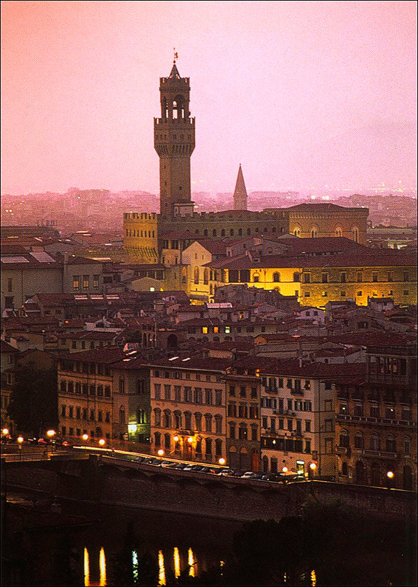 Cartolina. Firenze. Panorama