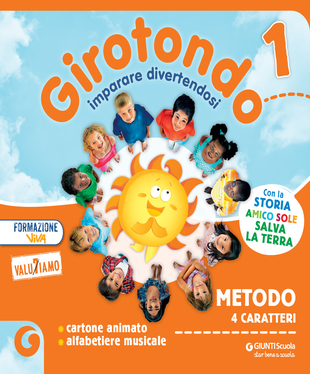 GIROTONDO - cl 1 Metodo 4 Caratteri. Sussidiario dei Linguaggi