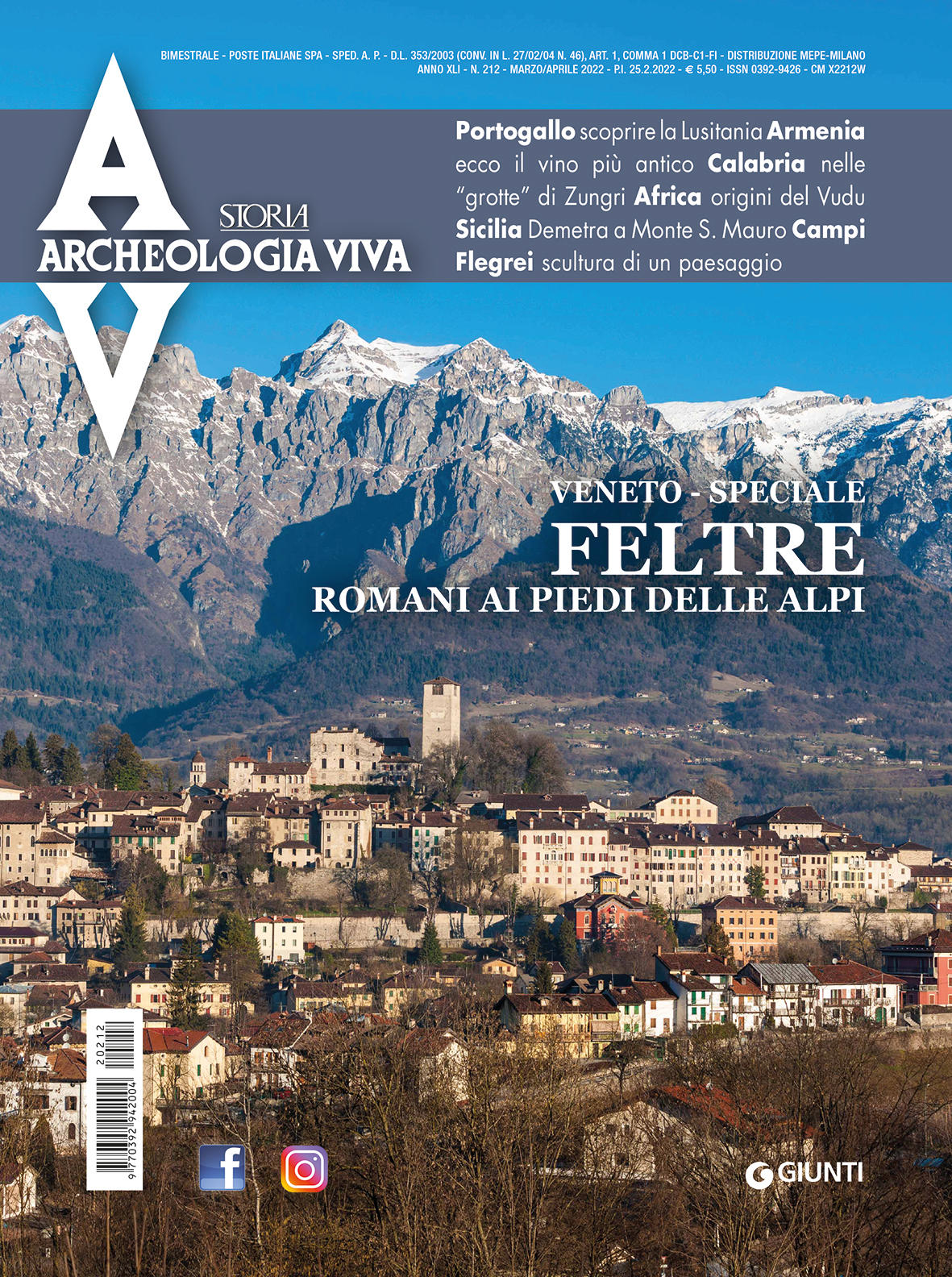 Archeologia Viva n. 212 - marzo/aprile 2022. Rivista bimestrale
