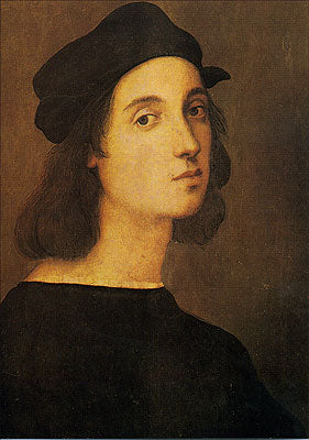 Cartolina. Firenze - Galleria degli Uffizi. Autoritratto (1506 circa)