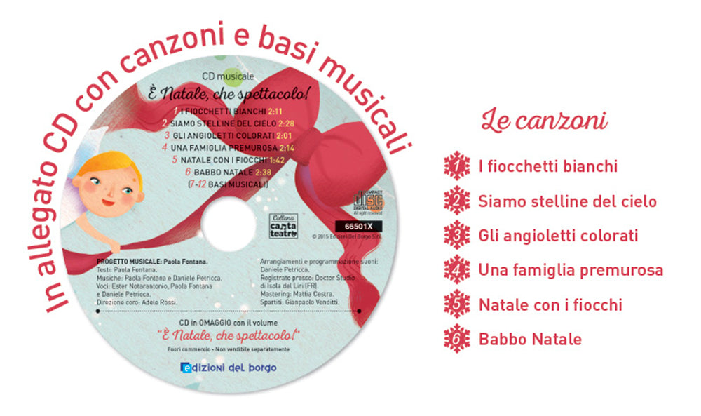 E' Natale, che spettacolo! + CD. Spettacolo con canzoni per il Natale - CD con canzoni e basi musicali