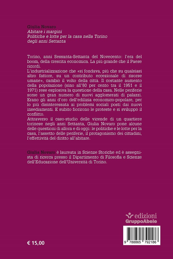 Abitare i margini. Politiche e lotte per la casa nella Torino degli anni Settanta