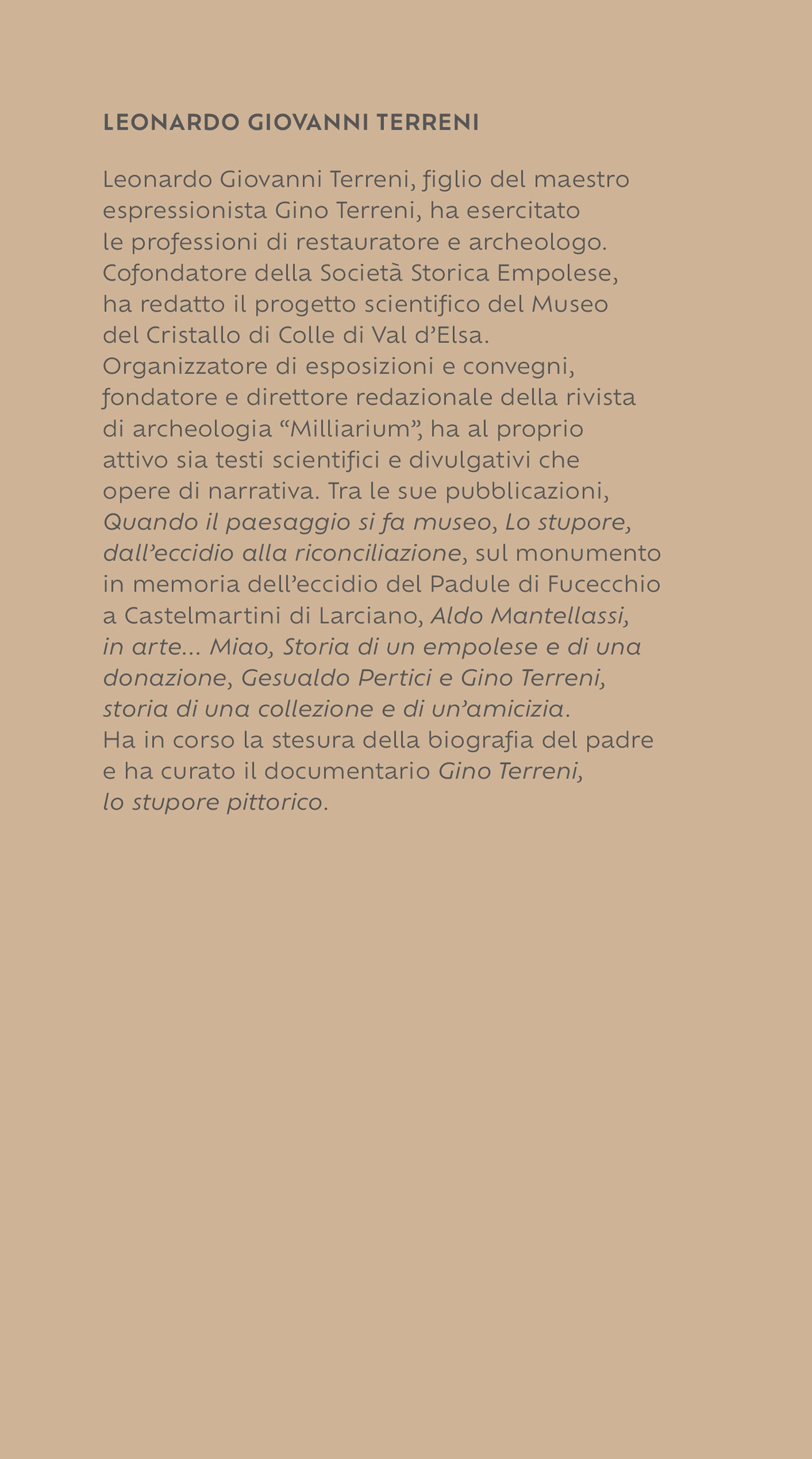 Il sogno di Testore. La storia di Ezio Castellani