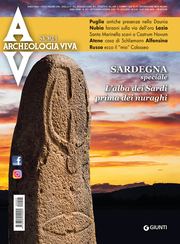 Archeologia Viva n. 203 - settembre/ottobre 2020. Rivista bimestrale