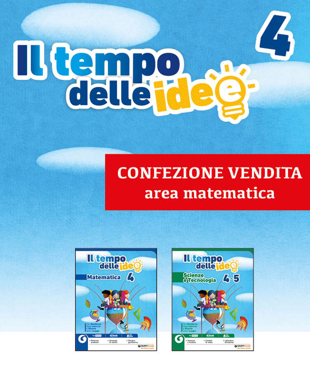 Il tempo delle idee 4 - area matematica – Confezione Vendita