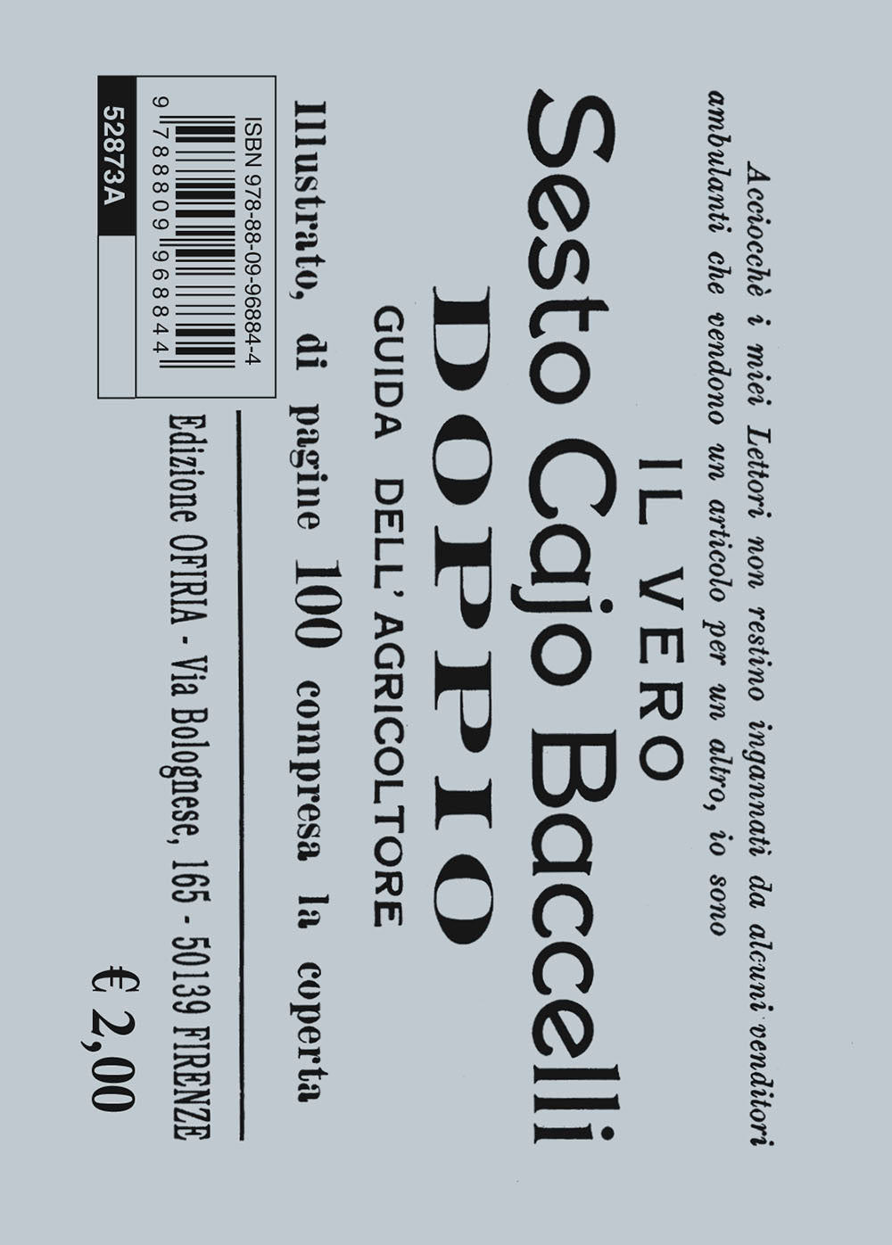 Il vero Sesto Cajo Baccelli 2023