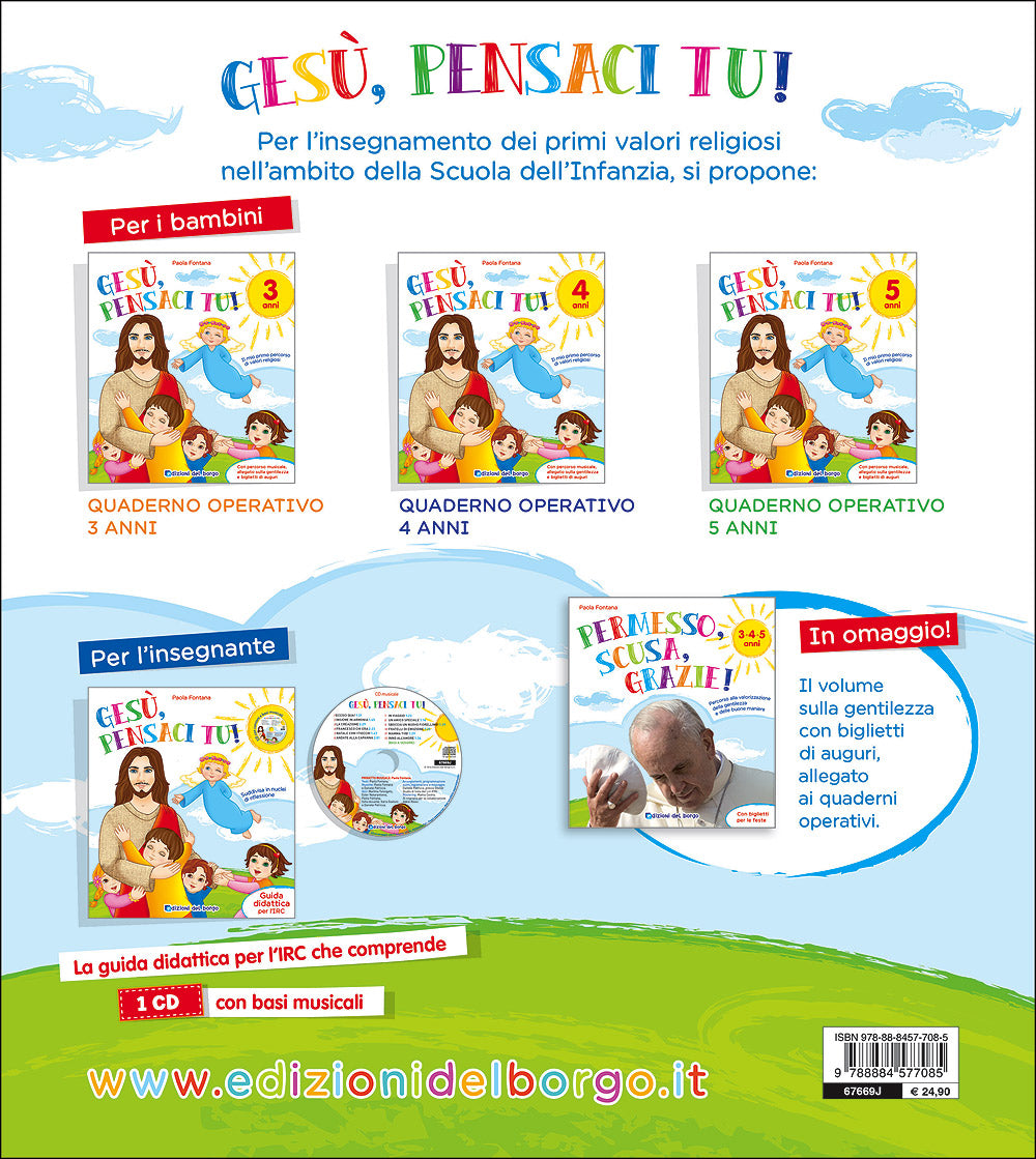 Gesù, pensaci tu! - Guida didattica per l'IRC + CD. Suddivisa in nuclei di riflessione - CD con canzoni e basi musicali