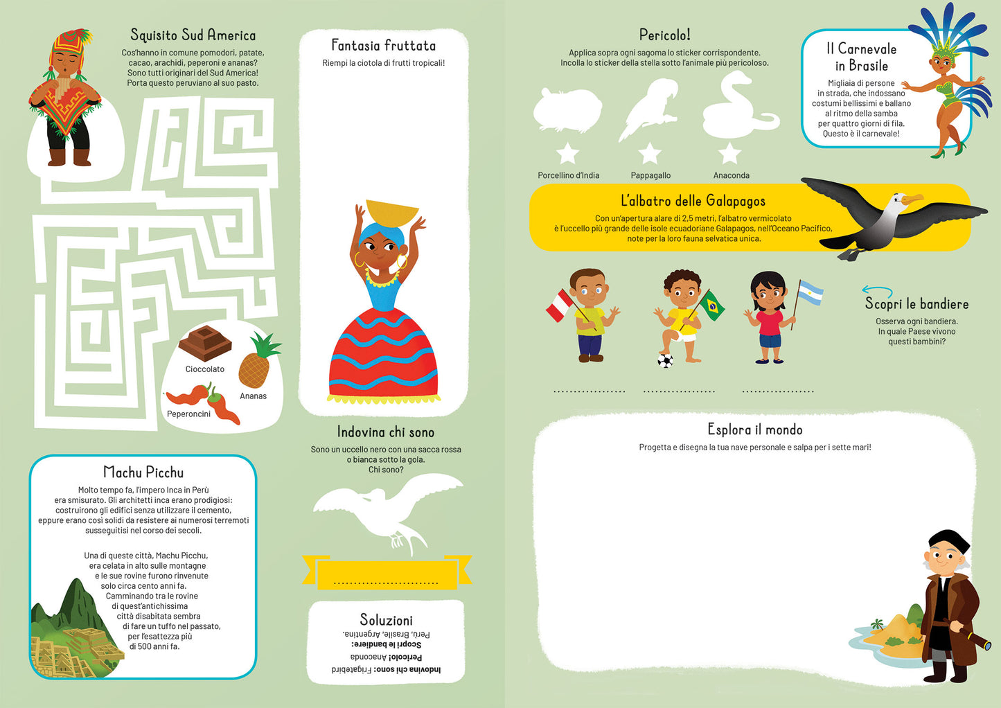 Atlante del mondo. Giochi, attività e sticker per giovani esploratori ed esploratrici