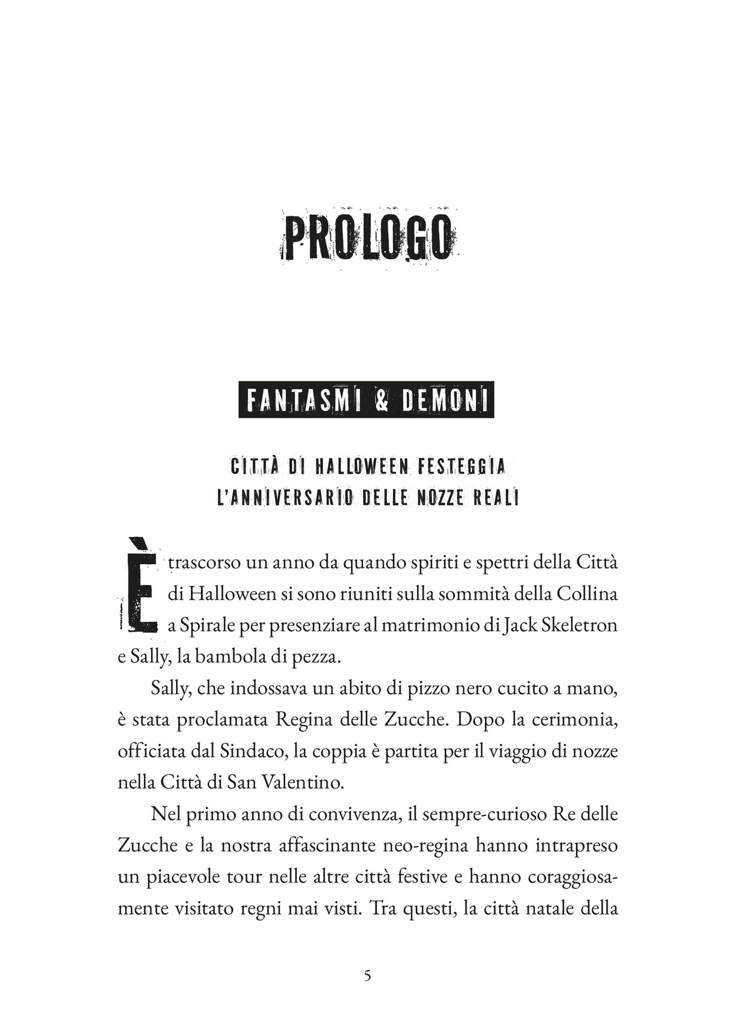 L'ora della Regina delle zucche . The Nightmare before Christmas