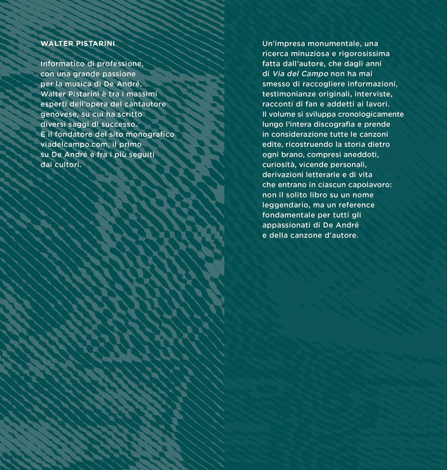 Fabrizio De André. Il libro del mondo