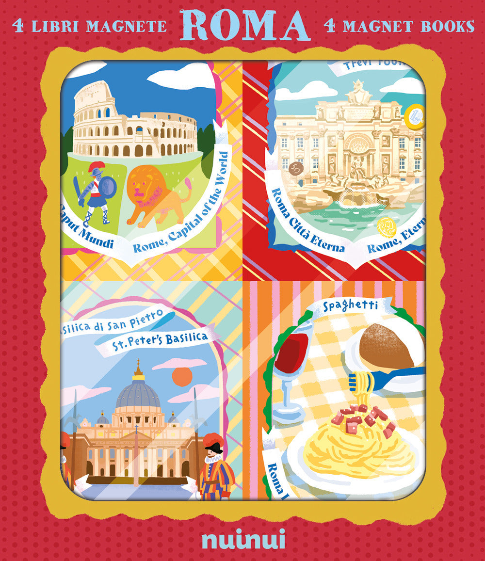 Roma. 4 libri magnete