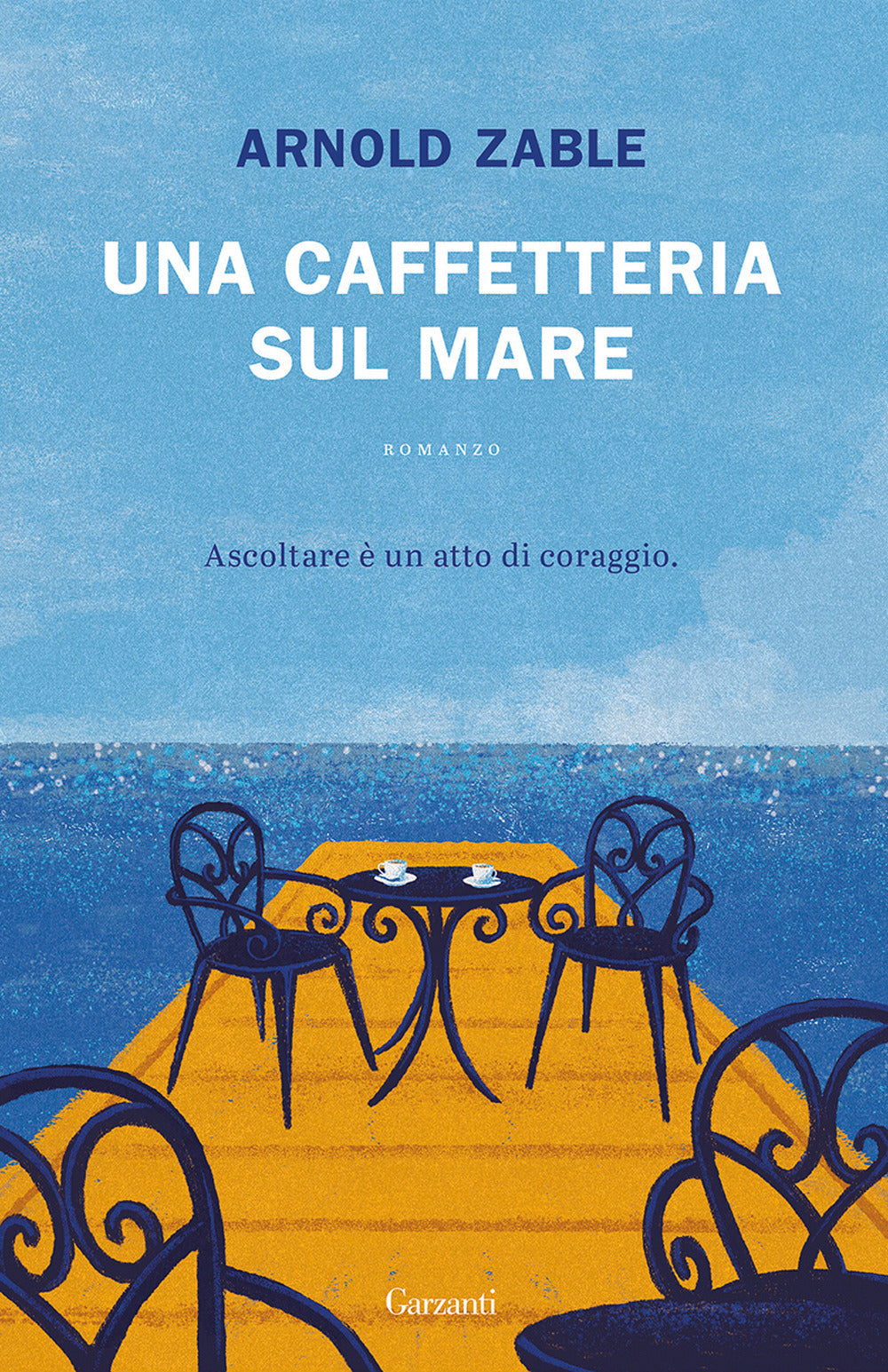 Una caffetteria sul mare