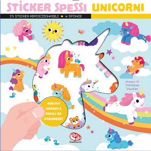 Unicorni. Sticker spessi