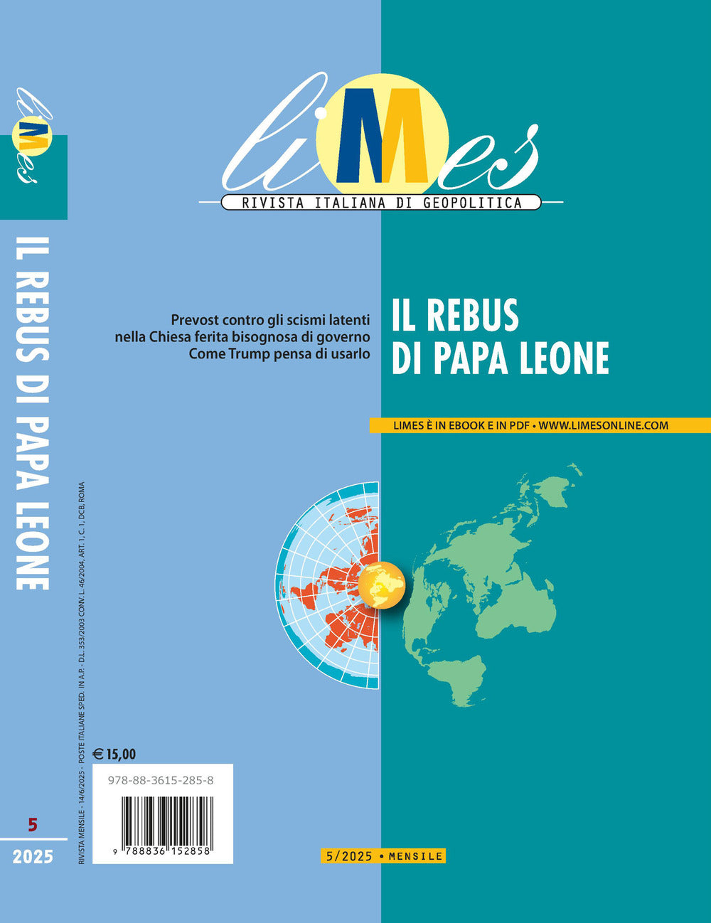 Limes. Rivista italiana di geopolitica. Vol. 5: Il rebus di papa Leone