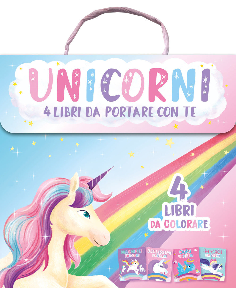 Unicorni. 4 libri da portare con te. Ediz. illustrata