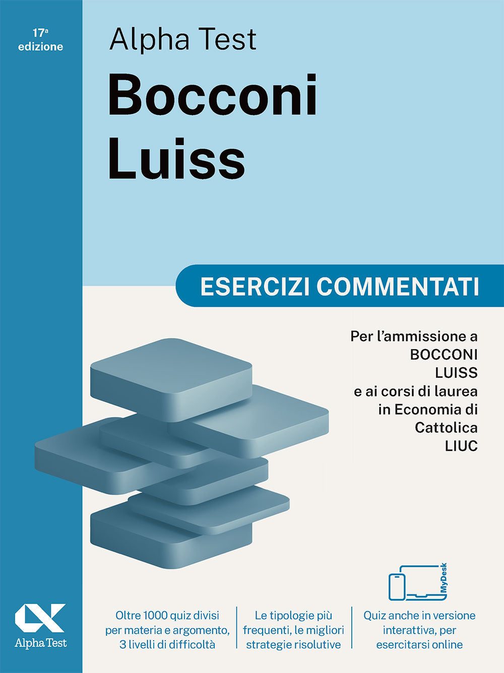Alpha Test Bocconi e Luiss. Esercizi commentati. Edizione 2025. Per test economia