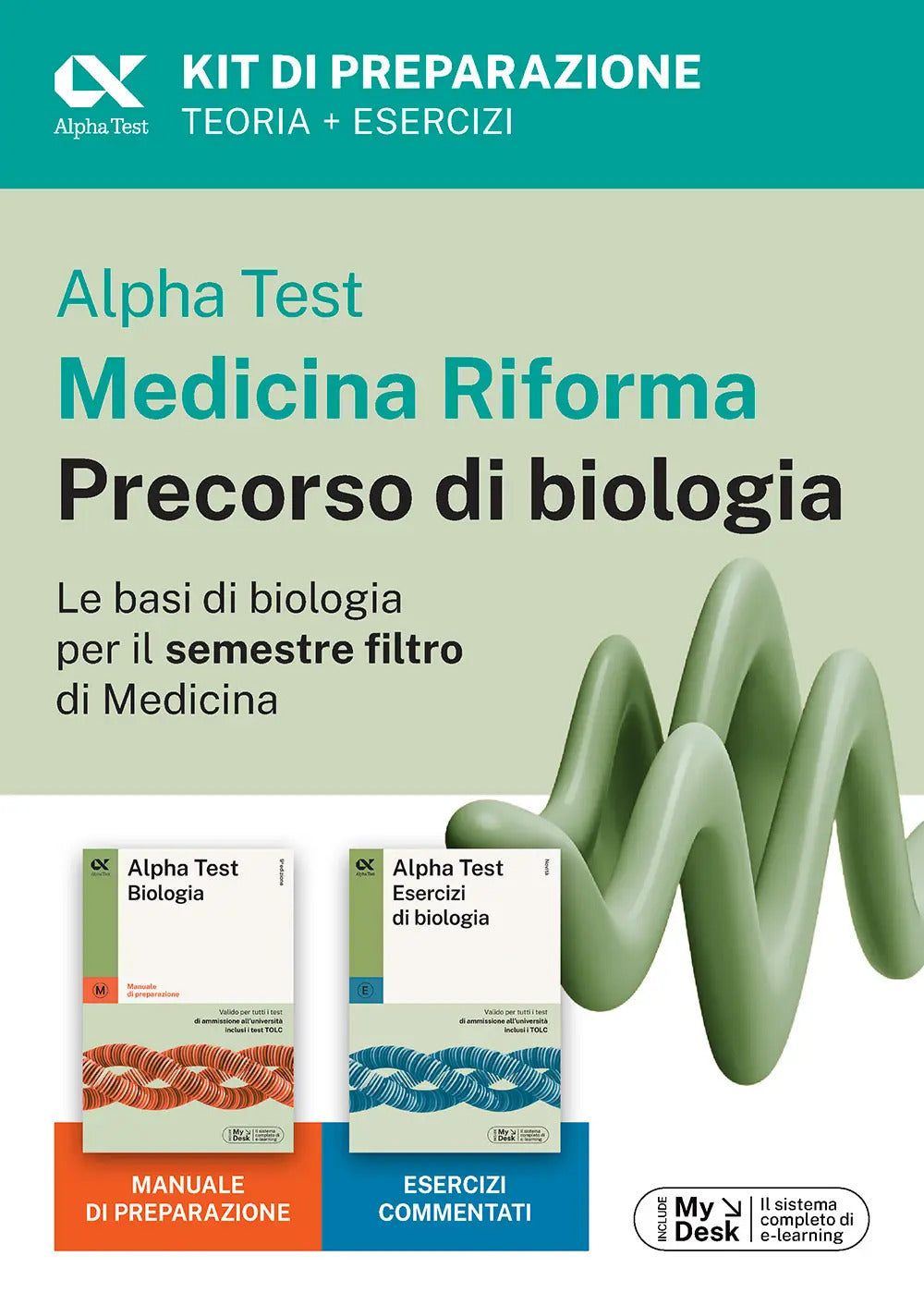 Alpha Test medicina riforma. Percorso di biologia. Kit di preparazione. Ediz. MyDesk