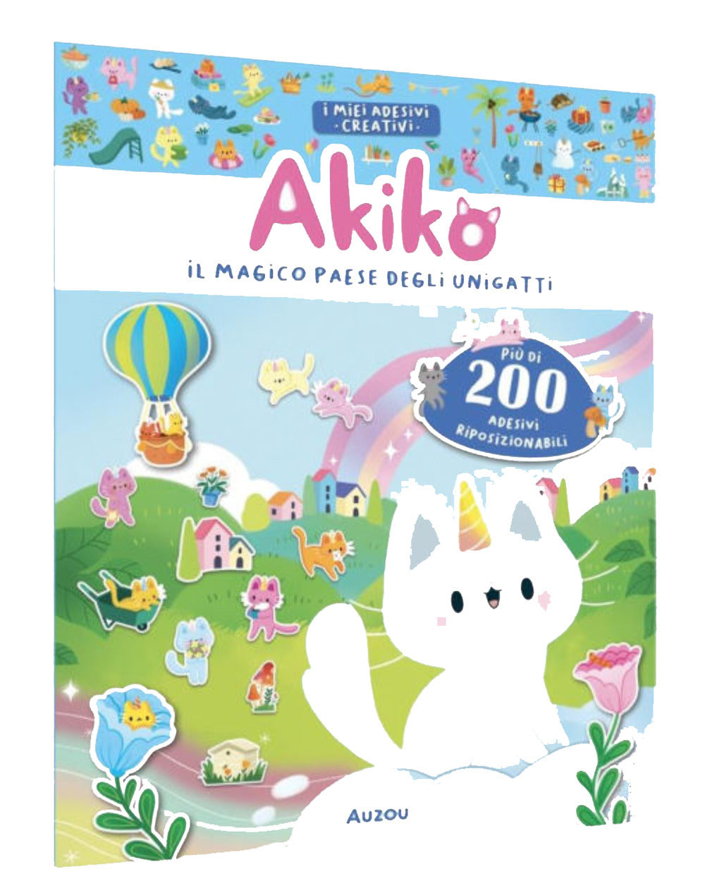 Akiko. Il magico paese degli unigatti. Con adesivi