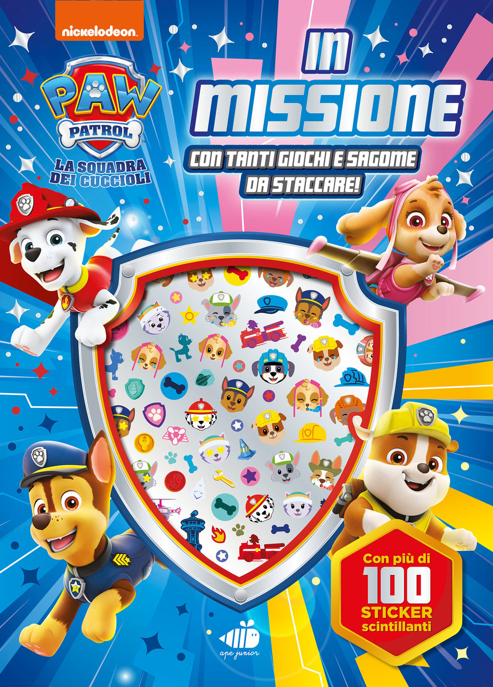 In missione. Paw Patrol. Giochi e sticker in 3D