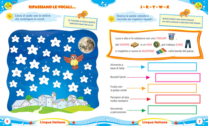 Imparo in vacanza - vado in seconda. Attività di ripasso per bambini della scuola primaria