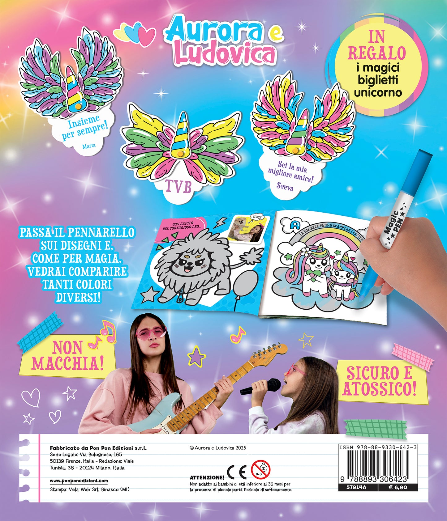 Aurora e Ludovica. Albo magico. Non ci arrendiamo mai!