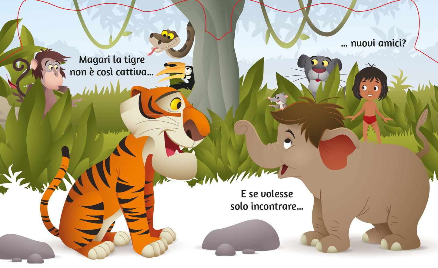 Arriva la tigre Sagomini Disney - Il libro della giungla
