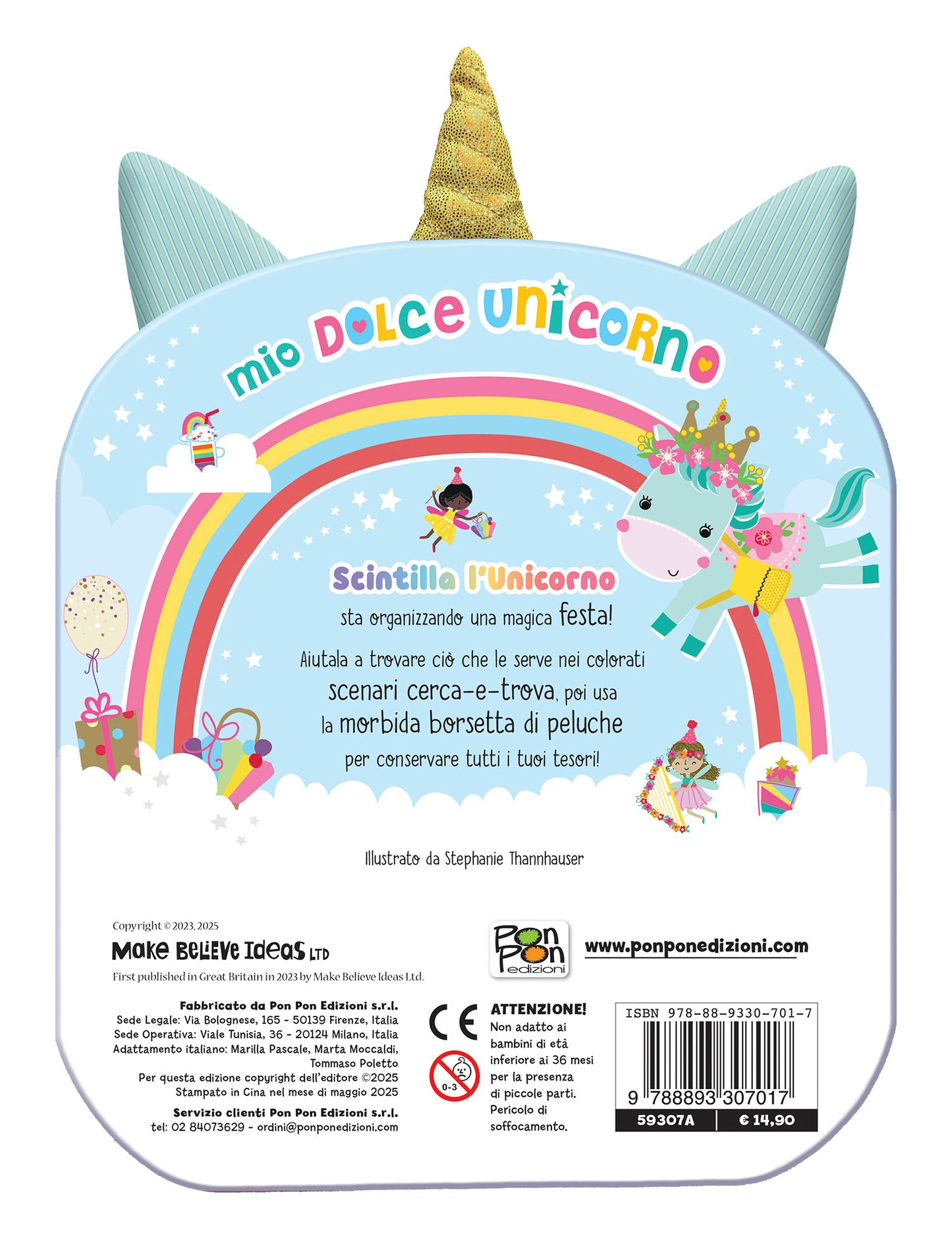 Mio dolce unicorno. Libro borsetta