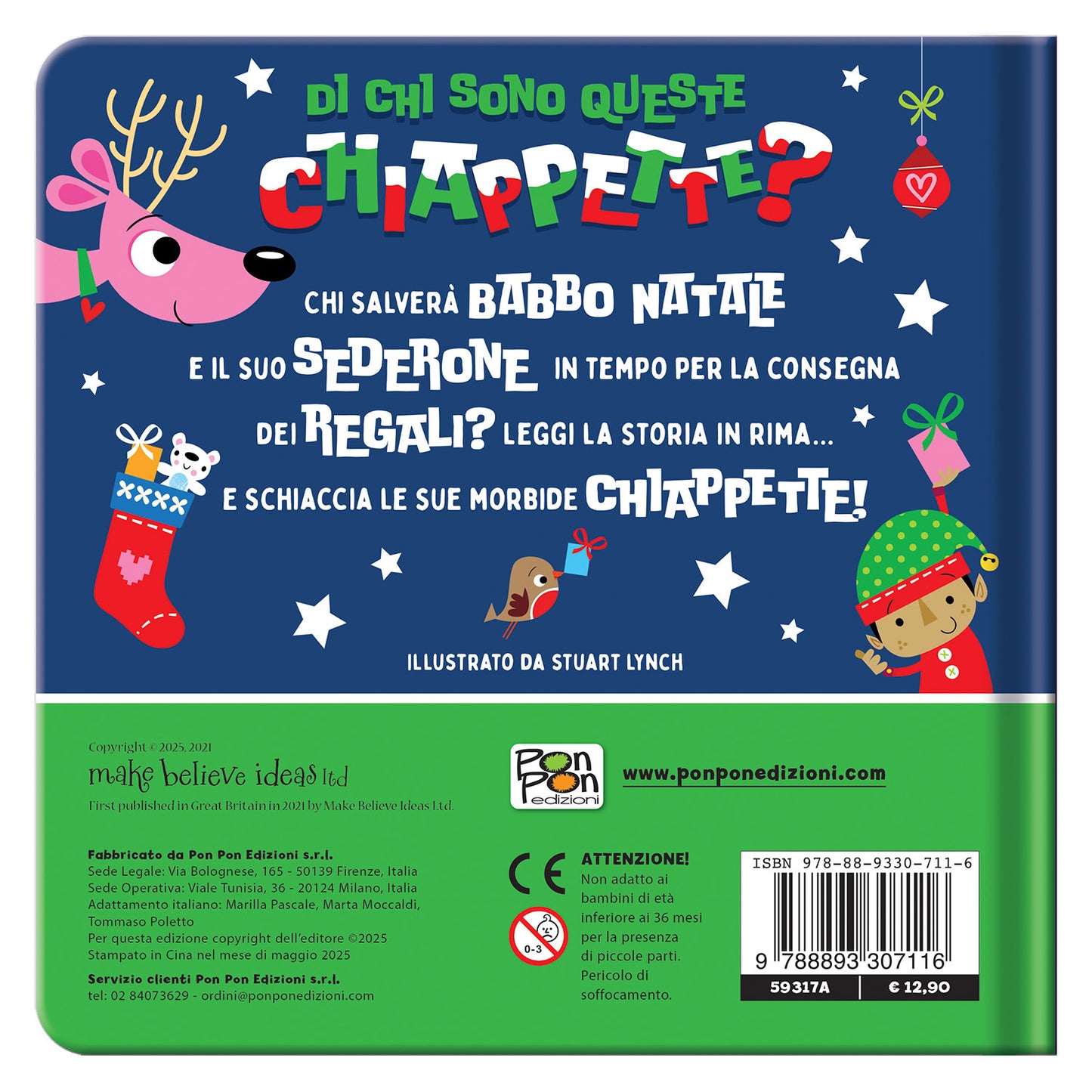 Di chi sono queste chiappette? Libro con squishy