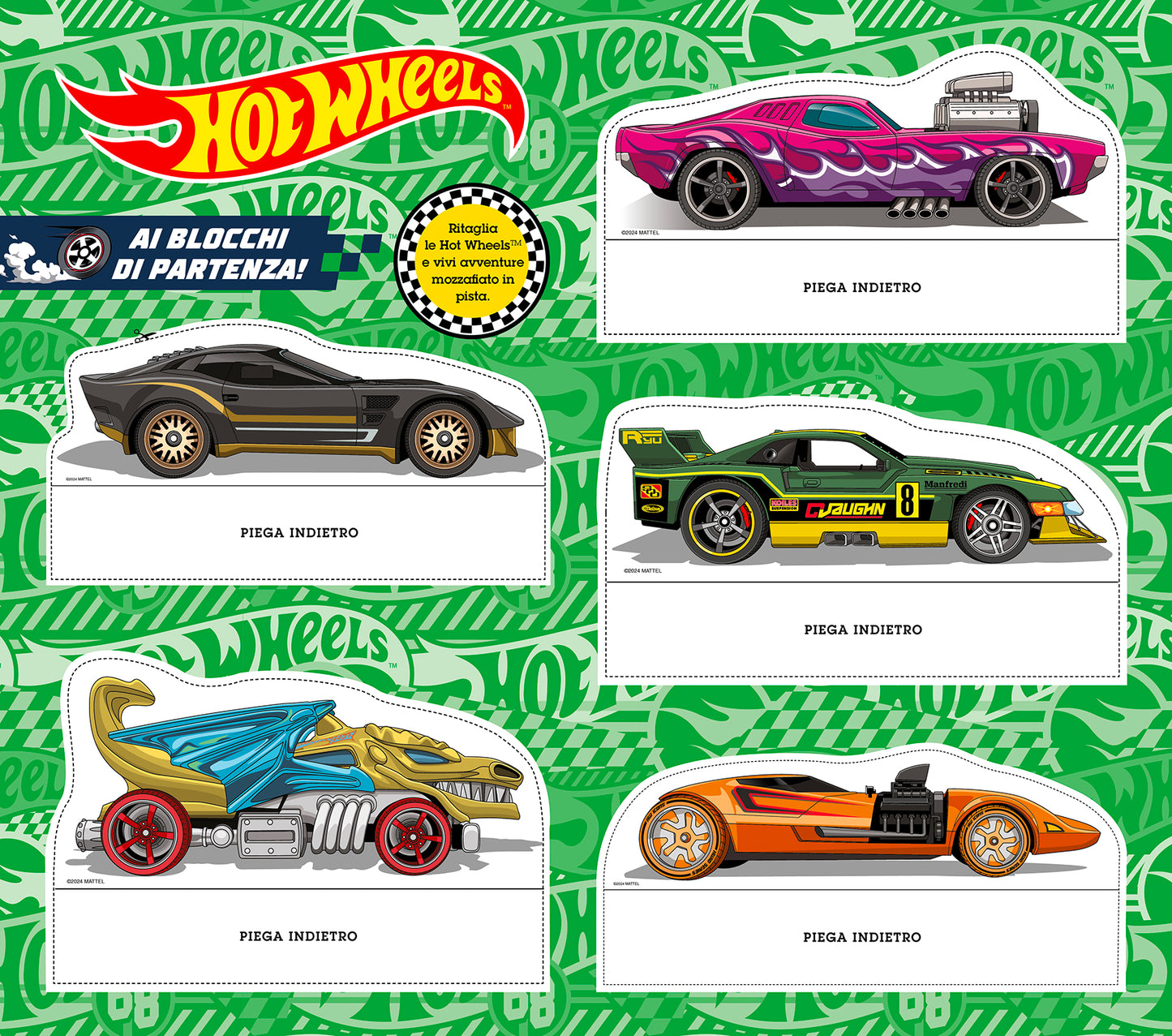 Hot Wheels. Taglia & Incolla. Sfide senza limiti