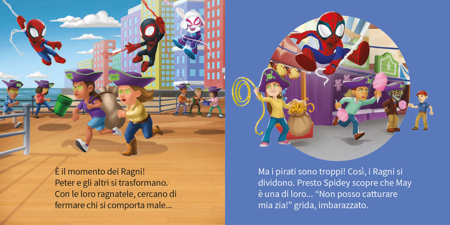 Spidey Sulla nave dei pirati I Librottini. Marvel - Disney Junior