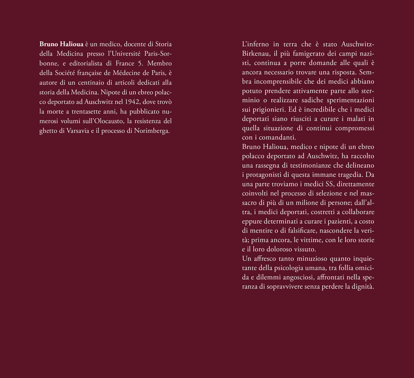 I medici di Auschwitz. I medici di Auschwitz