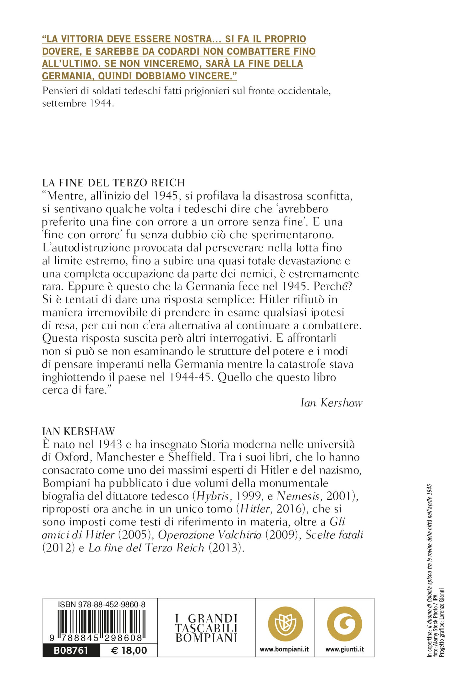 La fine del Terzo Reich. Germania 1944-1945