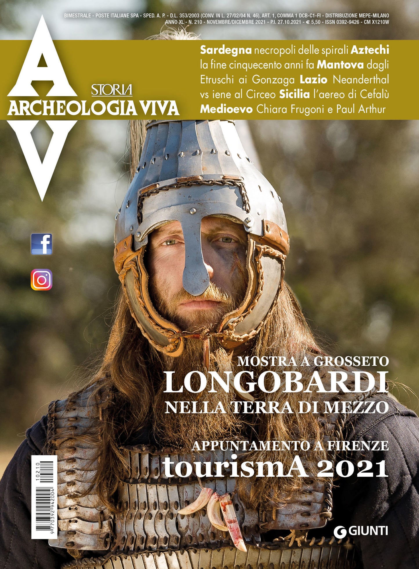 Archeologia Viva n. 210 - novembre/dicembre 2021. Rivista bimestrale