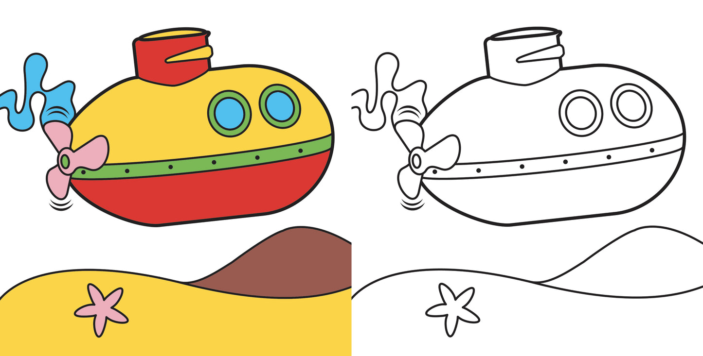 Veicoli. Tanti bellissimi veicoli tutti da colorare