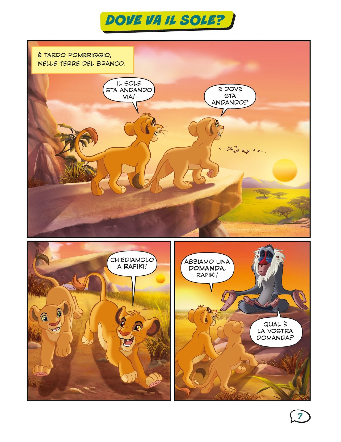 Re Leone Prime letture a fumetti!. Impara a leggere con le storie a fumetti!