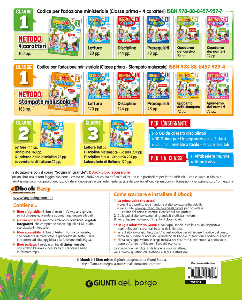 Sogna in grande 1 - Quaderno del corsivo