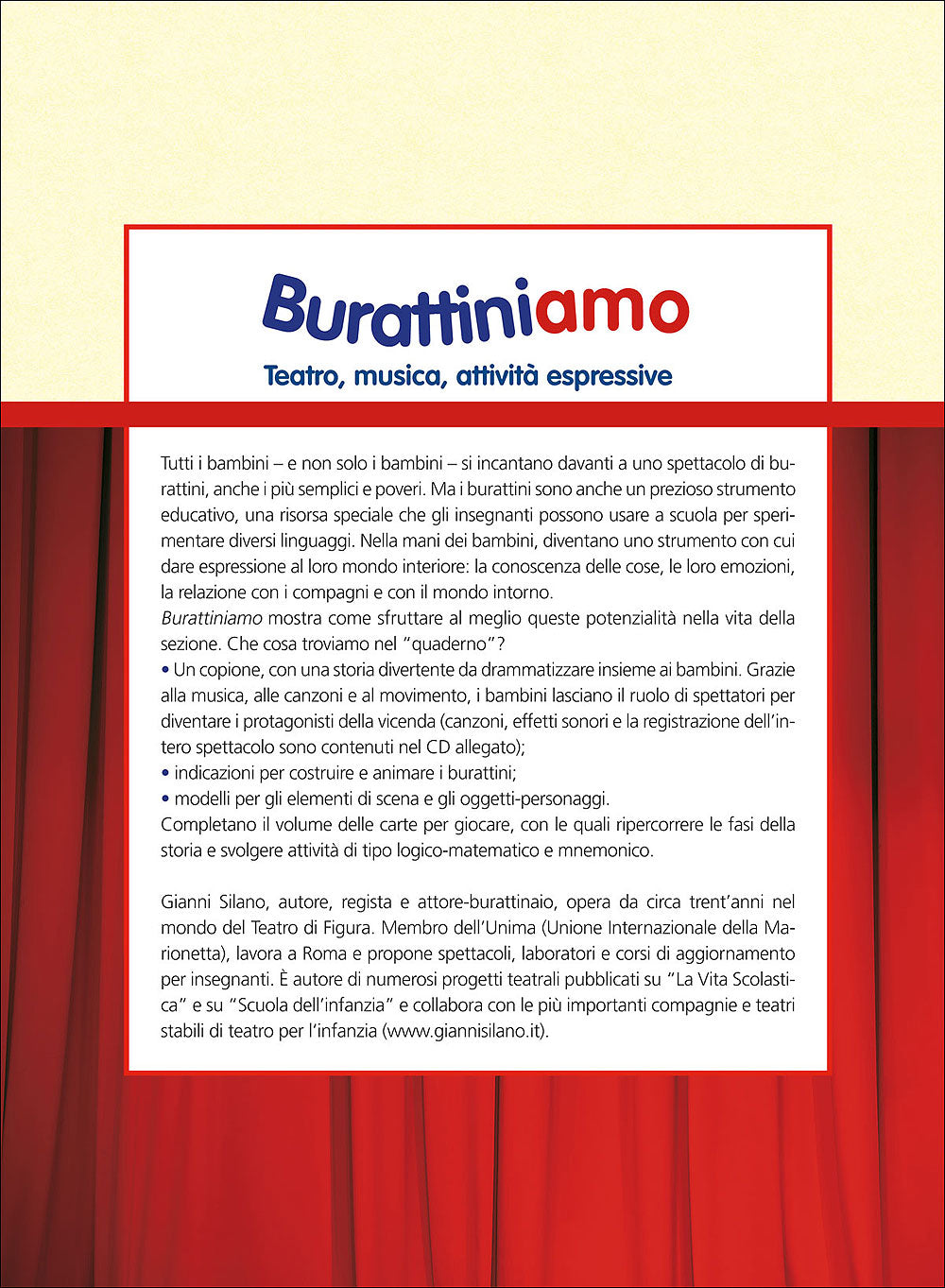 Burattiniamo - Teatro, musica, attività espressive + CD. I quaderni di Scuola dell'infanzia - Supplemento a Scuola dell'infanzia n. 3, novembre 2014