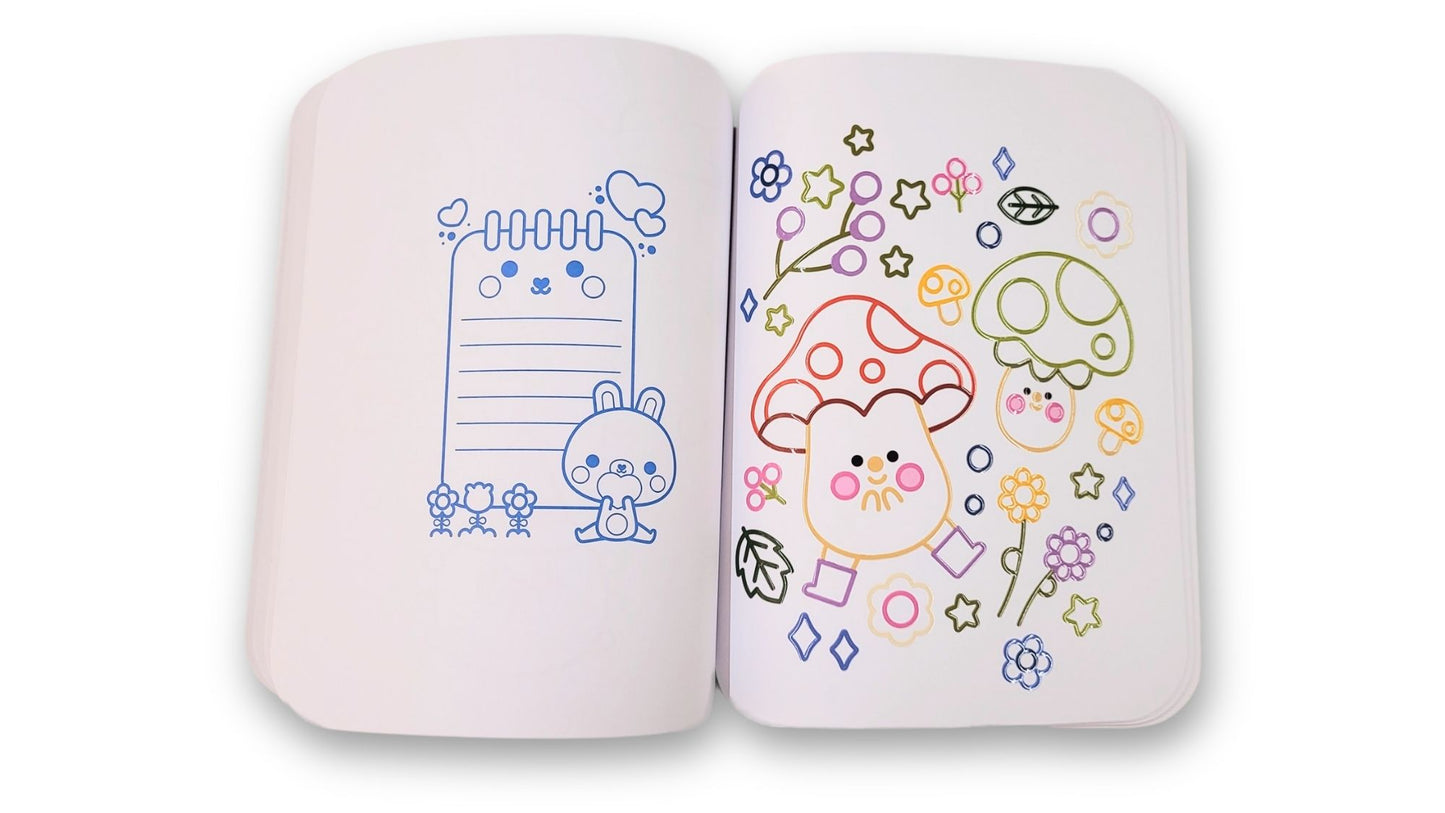 Mondi magici. Coloro facile senza uscire dai contorni