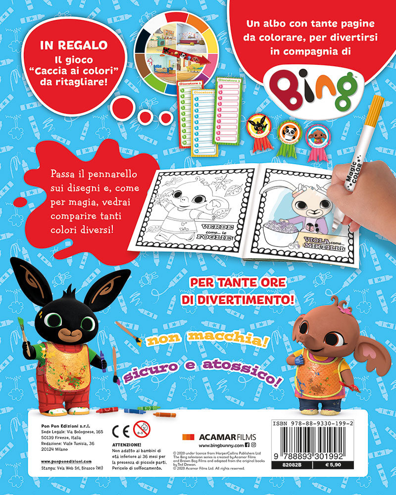 Albo Magico Bing - Scopriamo i colori
