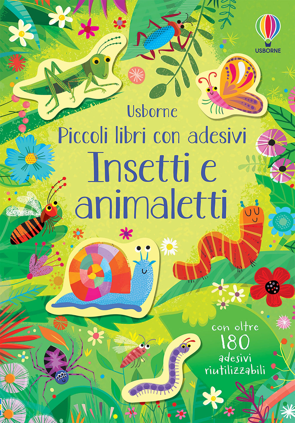Insetti e animaletti. Piccoli libri con adesivi. Ediz. a colori.
