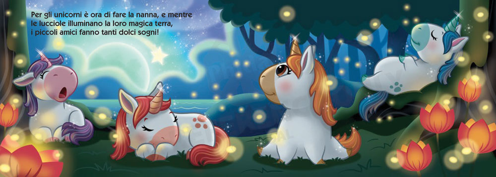 Gli amici Unicorni. Con 4 personaggi 3D e 1 scenario per giocare!