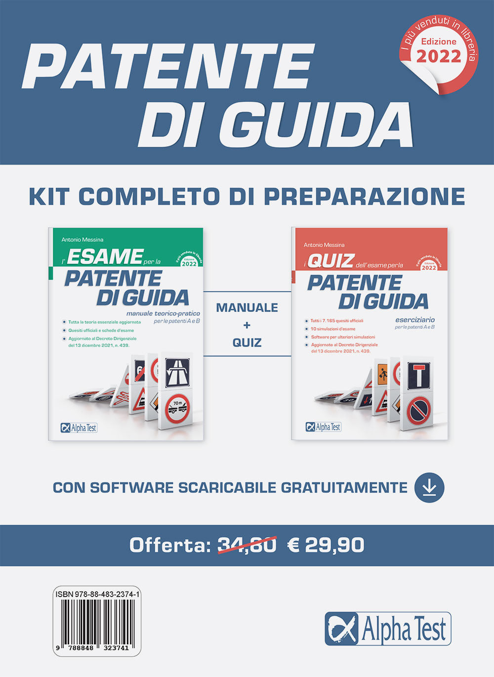 Patente di guida. Kit completo di preparazione: Manuale-Eserciziario.