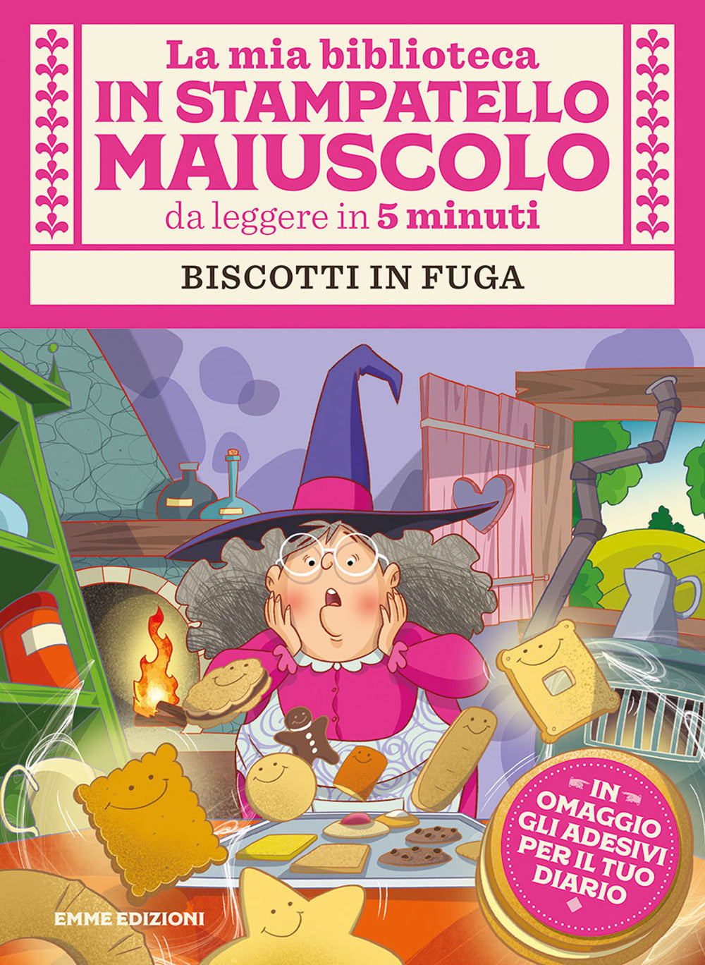 Biscotti in fuga. Con adesivi. Stampatello maiuscolo. Ediz. illustrata.