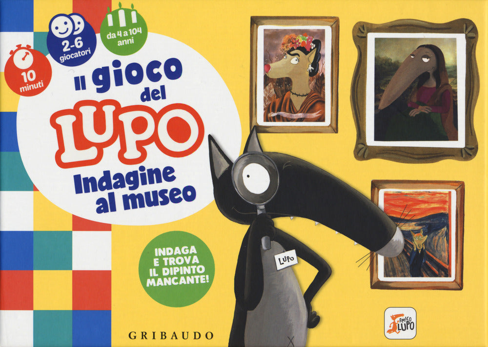 Il gioco del lupo. Indagine al museo. Amico lupo. Ediz. a colori. Con gadget. Con 12 Carte.